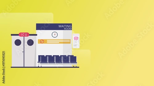 Hospital Building Healthcare Service Animation