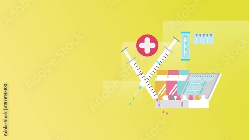 Medical Equipment Healthcare Treatment Animation