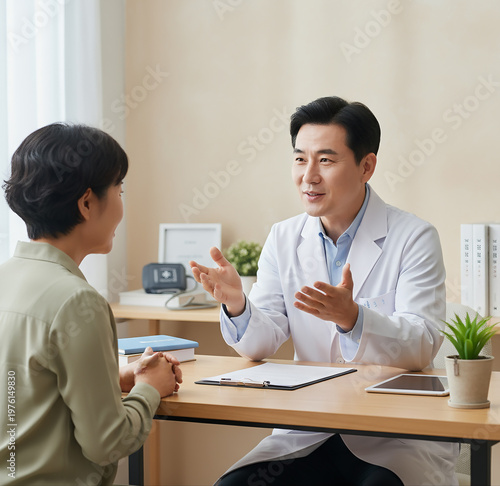 청진기를 든 의사 / Doctor Holding a Stethoscope
