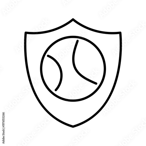 Planet protection icon. Environment and conservation line symbol. Black and white.
