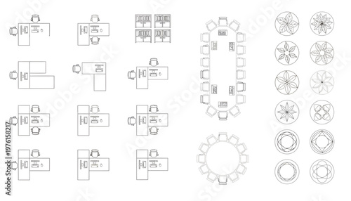 Detailed illustration of various gear mechanisms and cogs in a technological setting with industrial elements and graphic designs.
