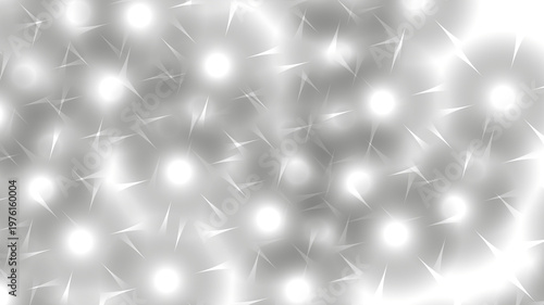 Scattered bright white glowing dots create a futuristic abstract pattern.