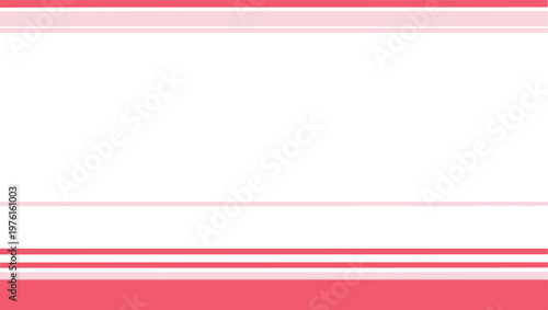 Fotografija Horizontal pink and white stripes background minimalist geometric abstract desig