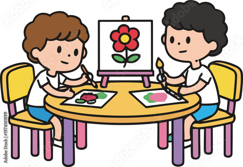 유치원의 즐거운 아이들