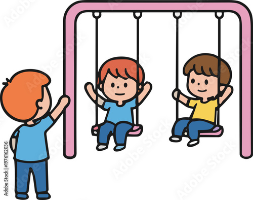 유치원의 즐거운 아이들