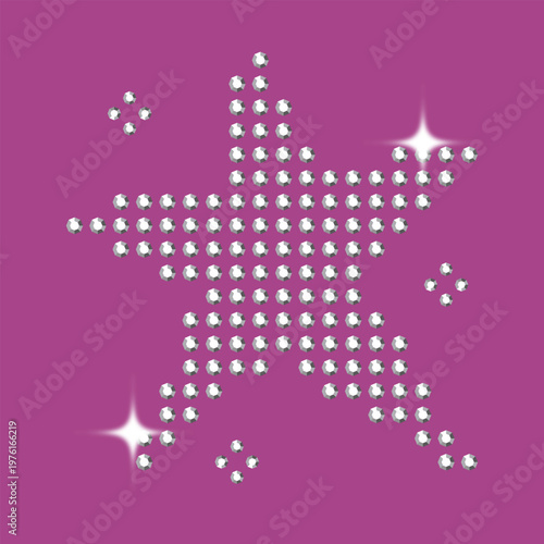 Bedazzled Rhinestone Element Star