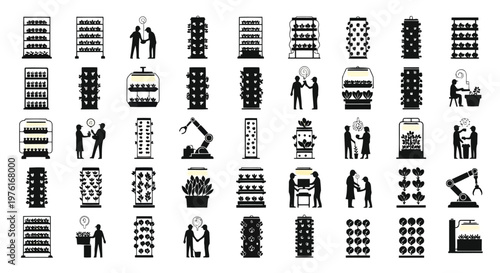 Various methods and tools for wine and beverage storage and aging Vector