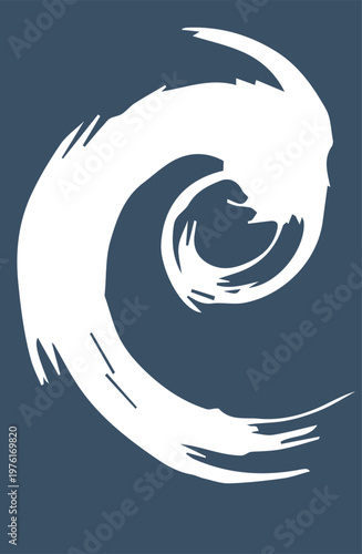 abstract hieroglyphs brush japanese chinese vector ink traditional asian design isolated