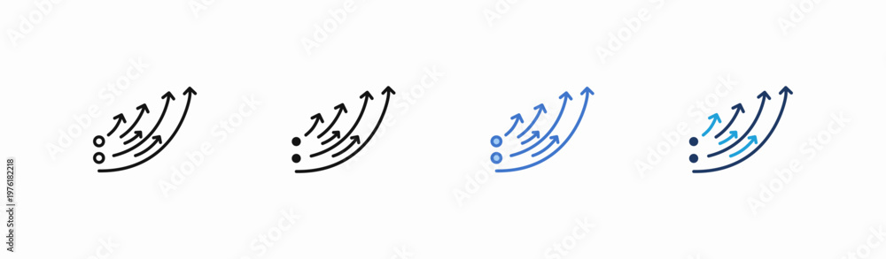 Obraz premium Set of campaign icon collection in multiple style. Icon suitable for web and mobile application