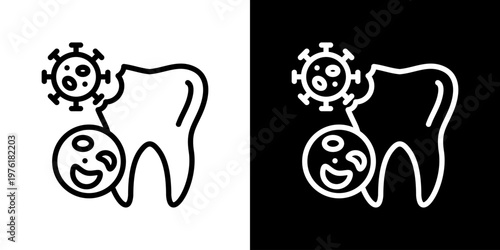 Bacteria Icon Set Multiple Style Collection