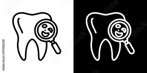 Dental Check Icon Set Multiple Style Collection