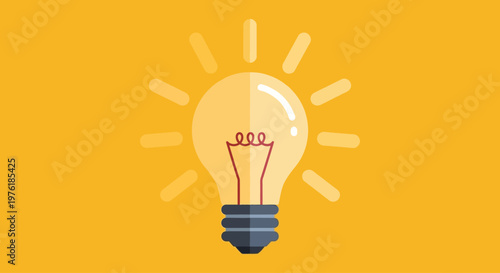 Light Bulb Idea Concept Symbol.