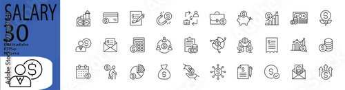 Salary Icon set