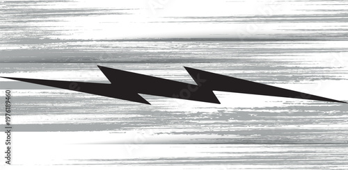 Black Lightning Abstract Grunge Background for Energy Power Concept Design