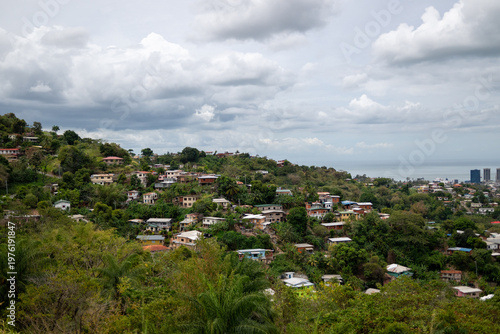 Landscape view of houses in port of spain