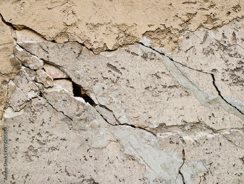 Fotografía Damaged wall surface