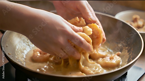Creamy Garlic Shrimp Skillet: Easy Cheesy Seafood Recipe