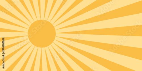 Concentrated Rays with Radial Effect Background Image