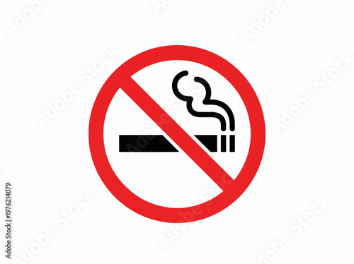 No Smoking Sign - A Clear Warning Against Tobacco Use