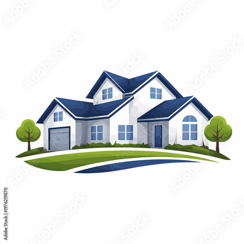 home vector illustration logo