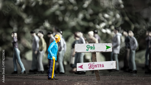 Signposts the direct way to pros versus cons