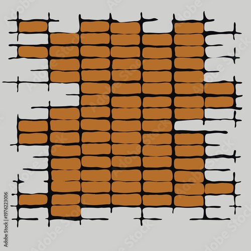 Simple texture background. Brick wall