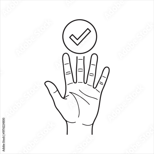 hand holding a light bulb icon