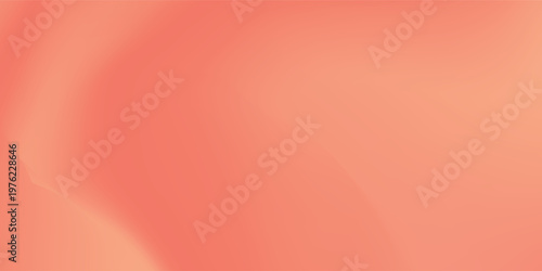 Peach liquid gradient abstract vector bckground pastel color. Yellow soft gradation summer texture