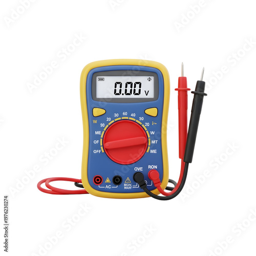 Digital multimeter, electronic measuring tool, voltage tester, electric device