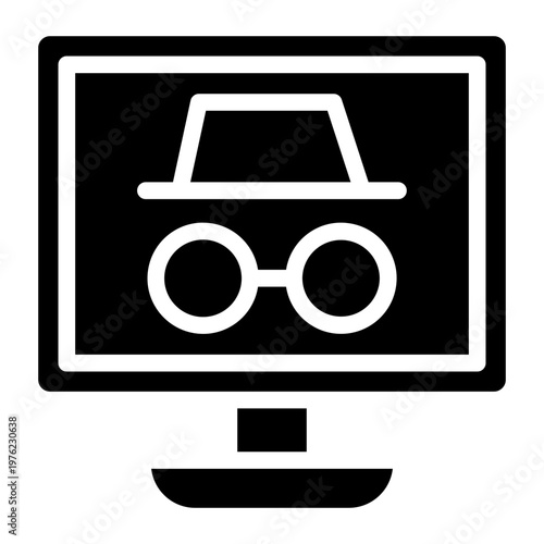 Vector Design Incognito Icon Style