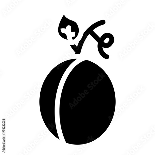 Vector Design Plum Icon Style