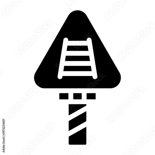 Vector Design Railroad Crossing Icon Style