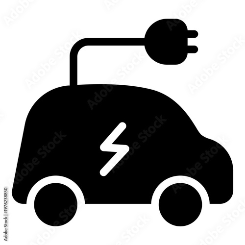 Electric Car Icon