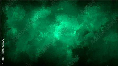 Abstract dark green background smoky texture and atmospheric artwork and vibrant clouds shapes and mysterious patterns and ethereal ambiance deep shades and dramatic design.