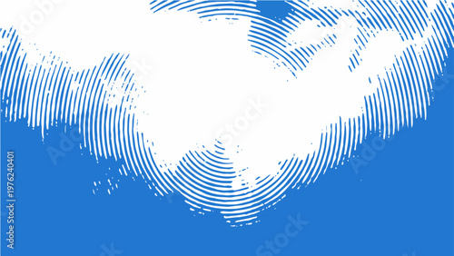 Abstract artistic cloud pattern in bright blue and dynamic sky design and atmospheric modern artwork and conceptual ethereal dreamscape and airy fresh feeling.