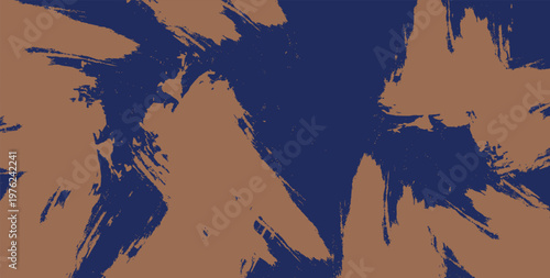 Blue and Beige Abstract Paint Texture, Modern Artistic Background Design
