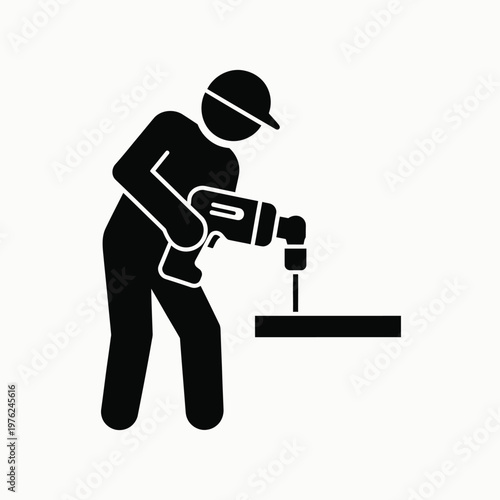 Silhouette of man with video camera icon vector