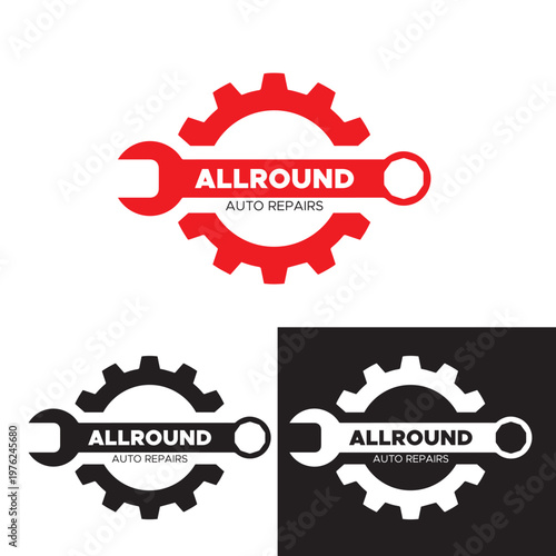Auto Repairs logo design, automobile repair centre logo design 2026