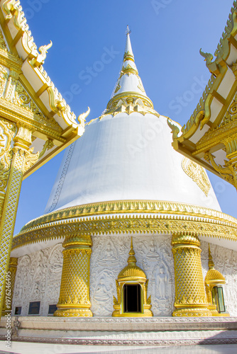 Phutha Ratana Chedi Sri Phanat Nikhom is one of the largest in the eastern region is enshrined at Wat Namatoom in Chonburi, Thailand.