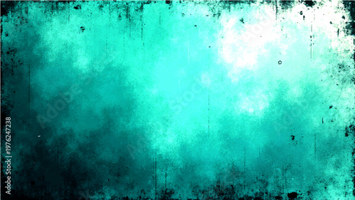 Vector Abstract, ethereal artwork. a grunge texture with gradient of green and black colors.