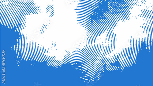 Vector Abstract illustration of clouds, conveying a sense of artistic creativity and atmospheric serenity. Utilizing a minimalist style to captivate.