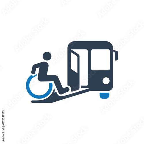 Public Transportation Ramp Icon