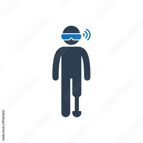 Smart Prosthetic Tech Icon