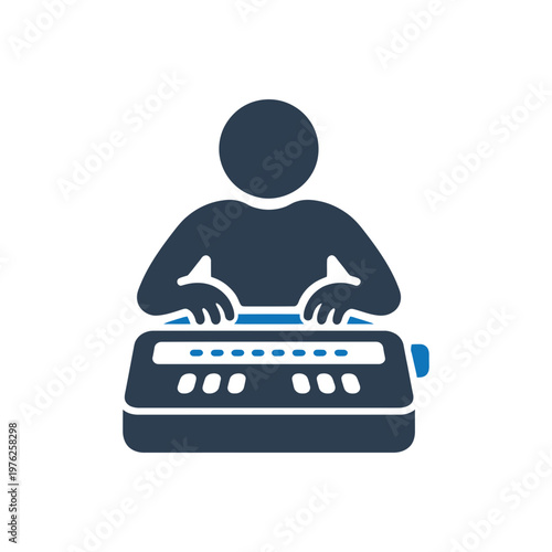 Braille Typewriter Display Icon