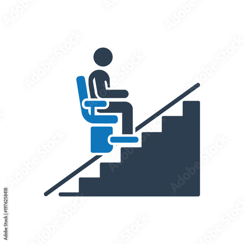 Stair Lift Accessibility Icon