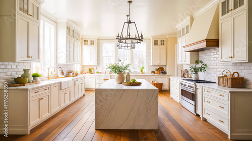 modern kitchen interior with kitchen