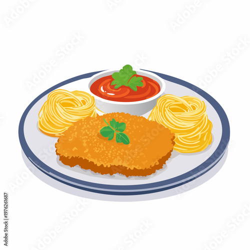 Jägerschnitzel Deluxe Teller