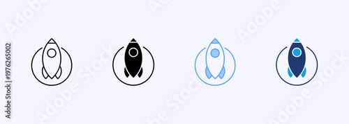 Deployment Icon Set Multistyle Various Collection Element For Design