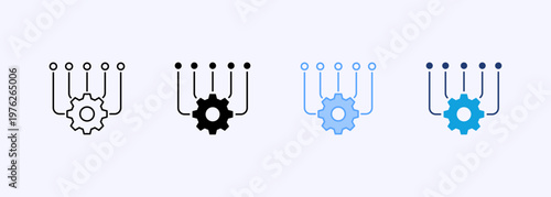 Integration Icon Set Multistyle Various Collection Element For Design