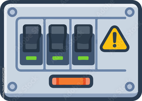 Circuit Breaker Icon – Electrical Safety